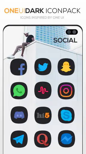ONE UI DARK Icon Pack screenshot