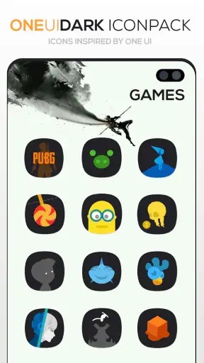 ONE UI DARK Icon Pack screenshot