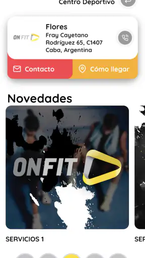 ONFIT UX screenshot