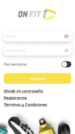 ONFIT UX screenshot