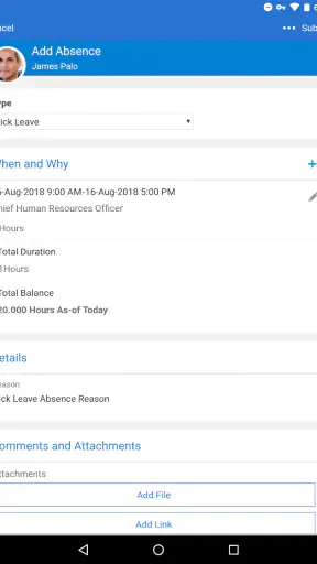 Oracle Fusion Applications screenshot