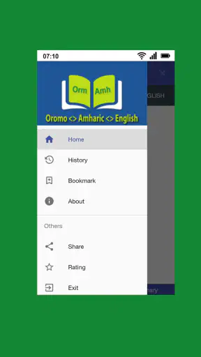 Oromoo Amharic Dictionary screenshot