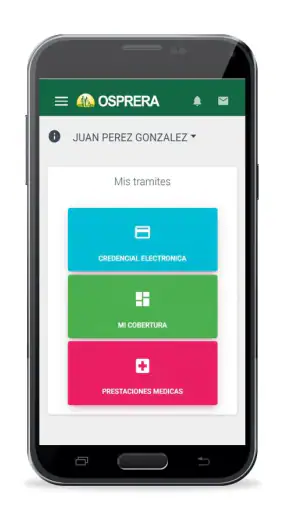 Osprera Mobile screenshot