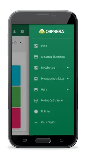 Osprera Mobile screenshot