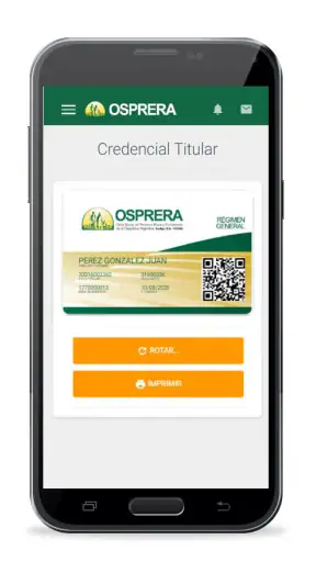 Osprera Mobile screenshot