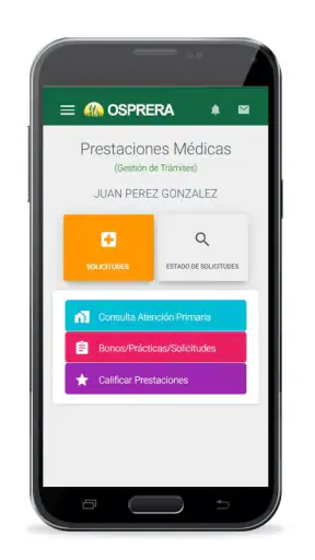 Osprera Mobile screenshot