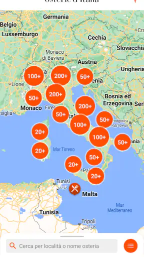 Osterie d'Italia 2025 screenshot