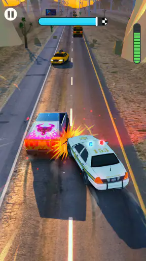 Overtake Rush 3D: لعبة سيارات screenshot