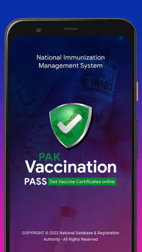 PAK Covid-19 Vaccination Pass screenshot