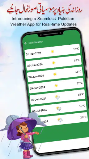 Pakistan Weather Forecast 2025 screenshot