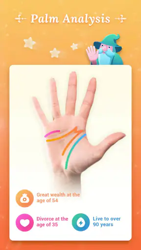 Palm Secret-شيخوخة قارئ النخيل screenshot