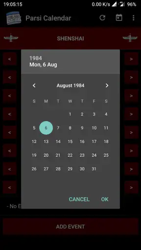 Parsi Calendar screenshot