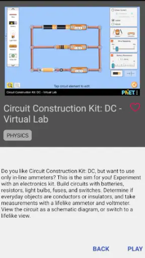 PhET Simulations screenshot