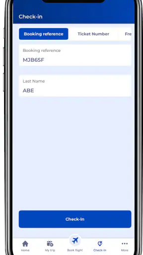 Philippine Airlines screenshot