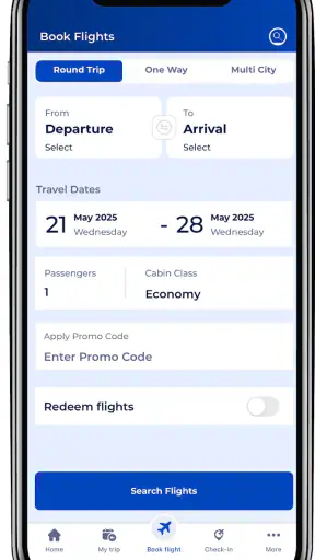 Philippine Airlines screenshot
