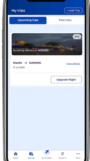 Philippine Airlines screenshot