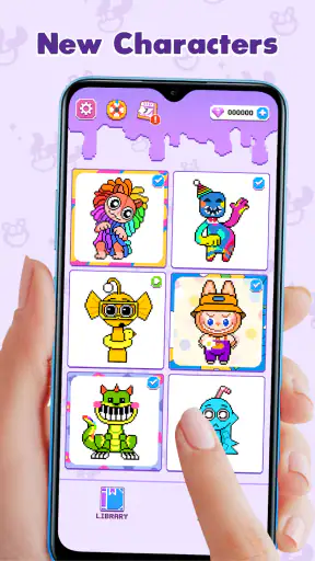 Pixel Number: Coloring Book screenshot