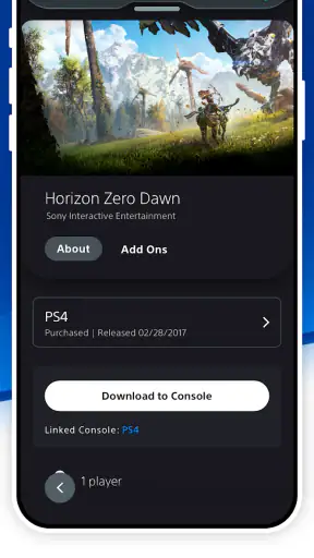 PlayStation App screenshot