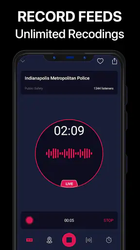Police Scanner Pro - App screenshot