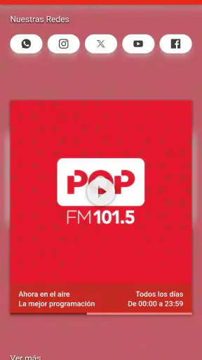 Pop Radio 101.5 FM screenshot