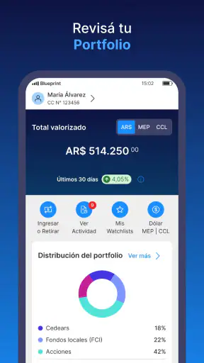 Portfolio Personal Inversiones screenshot