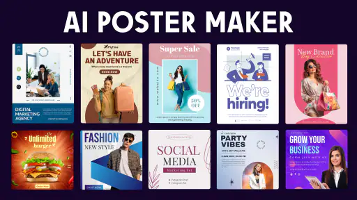Poster maker AI Flyer maker screenshot