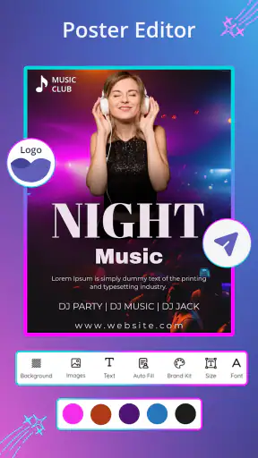 Poster maker AI Flyer maker screenshot