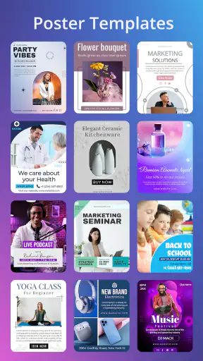Poster maker AI Flyer maker screenshot