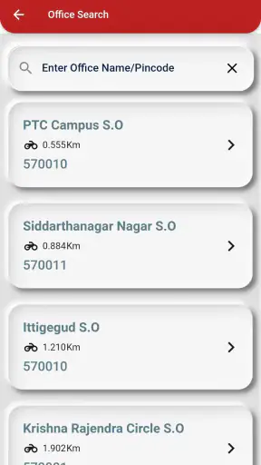 Postinfo screenshot