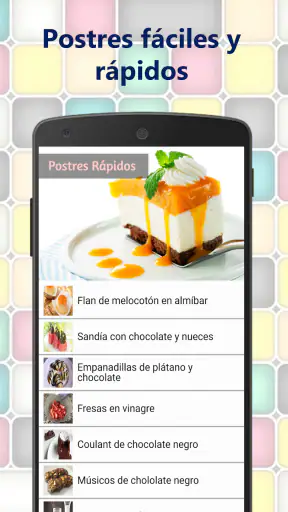 Postres fáciles y rápidos screenshot