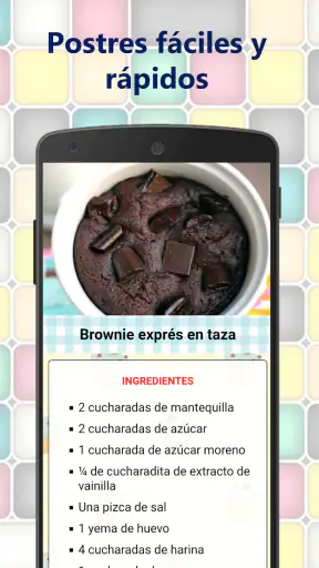 Postres fáciles y rápidos screenshot