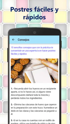 Postres fáciles y rápidos screenshot