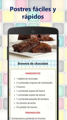 Postres fáciles y rápidos screenshot