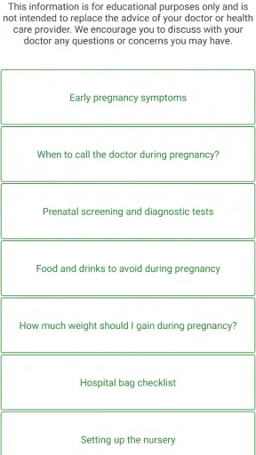 Pregnancy Due Date Calculator screenshot