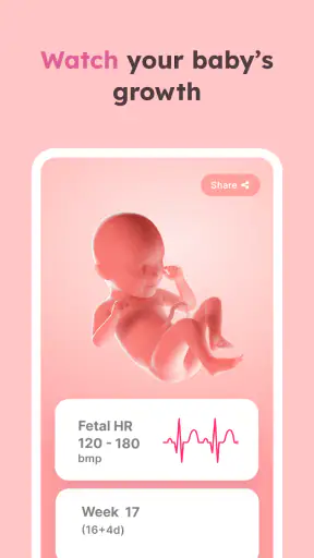 Pregnancy tracker week by week screenshot