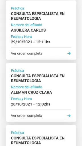 Prestadores PAMI screenshot