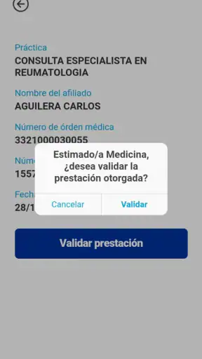Prestadores PAMI screenshot