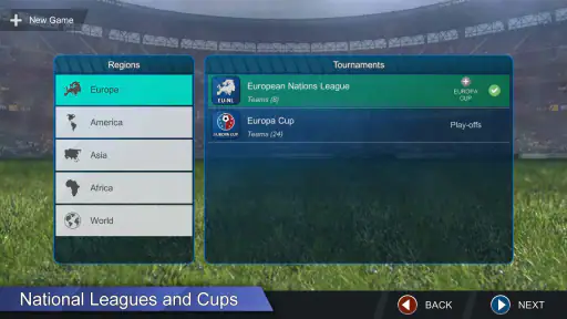 Pro League Soccer screenshot