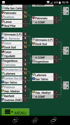 Promiedos screenshot