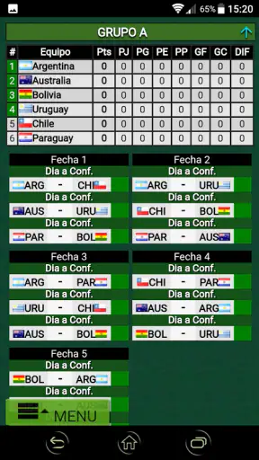 Promiedos screenshot