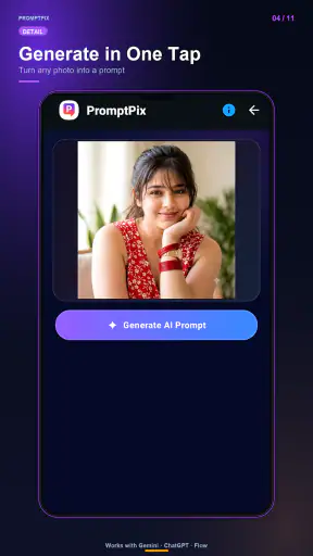 PromptPix -AI Prompt Generator screenshot