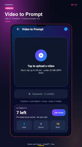 PromptPix -AI Prompt Generator screenshot