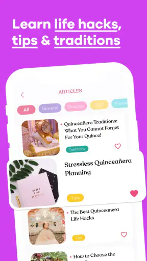 Quincy - Quinceanera Planning screenshot