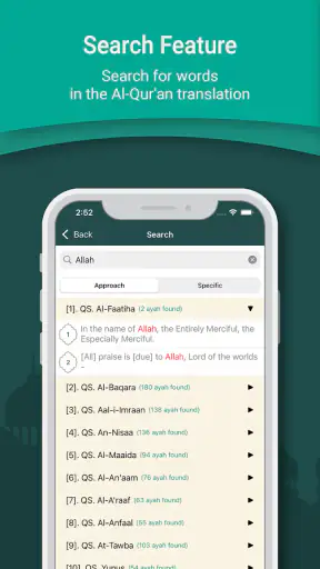 Quran English screenshot
