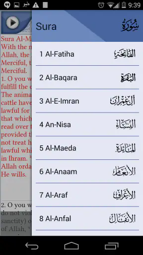 Quran Explorer screenshot