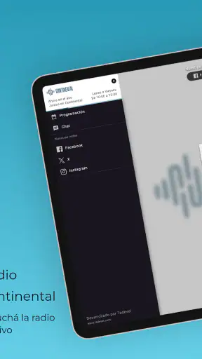 Radio Continental AM 590 screenshot