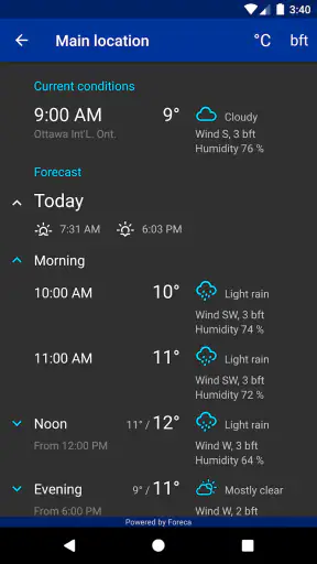 Rain Alarm screenshot