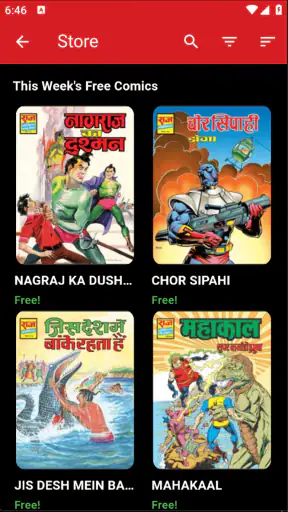 Raj Comics (Hindi Comic) screenshot