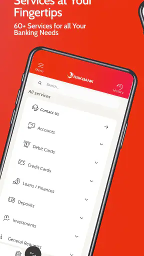 RAKBANK App screenshot