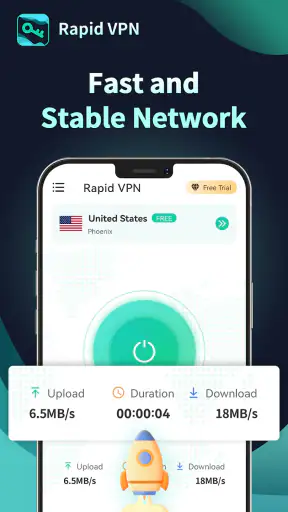 Rapid VPN - Safe Secure Proxy screenshot